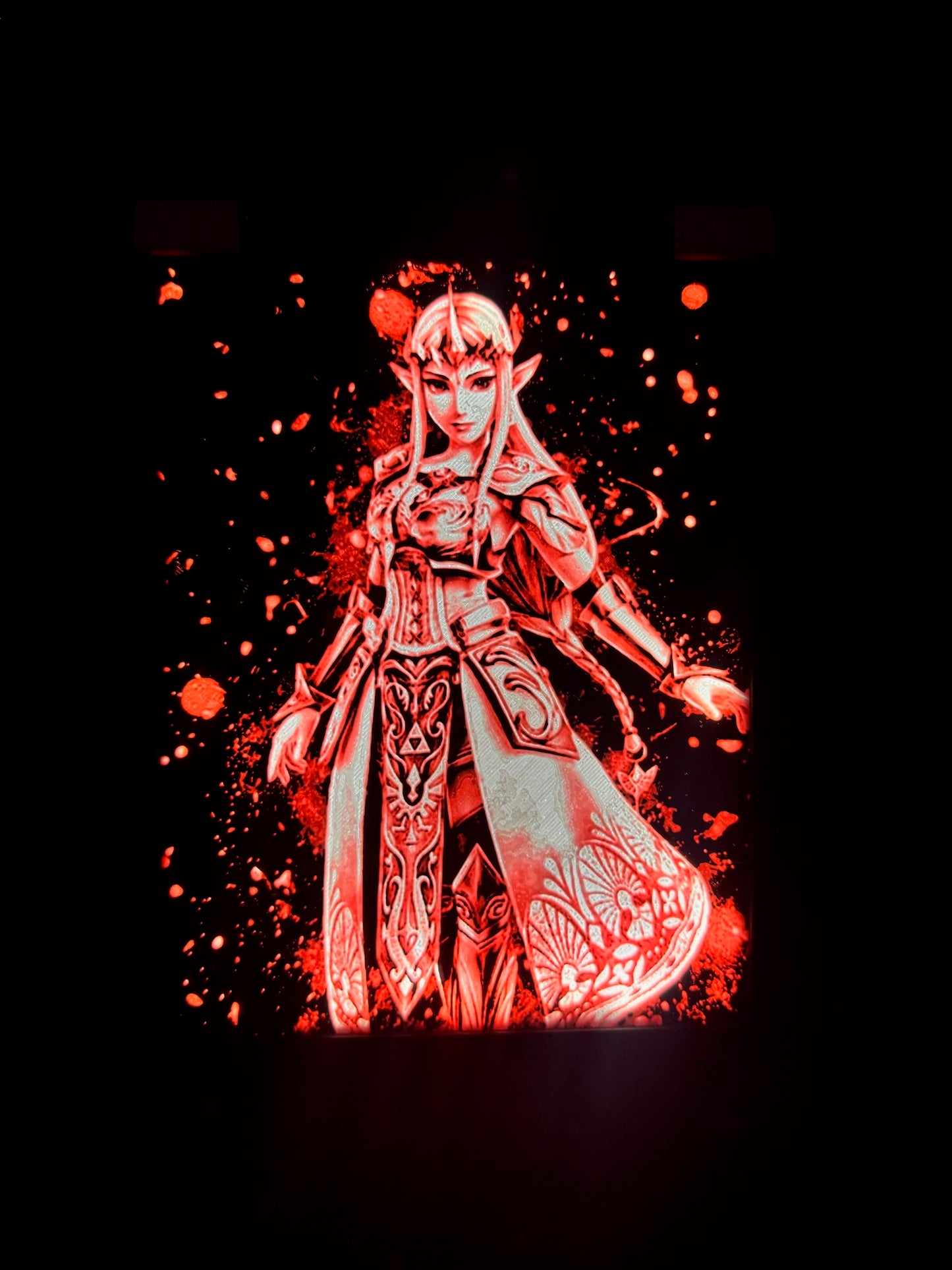 ZELDA - THE LEGEND OF ZELDA Φωτιζόμενη Κορνίζα | 3DPrintica Exclusive