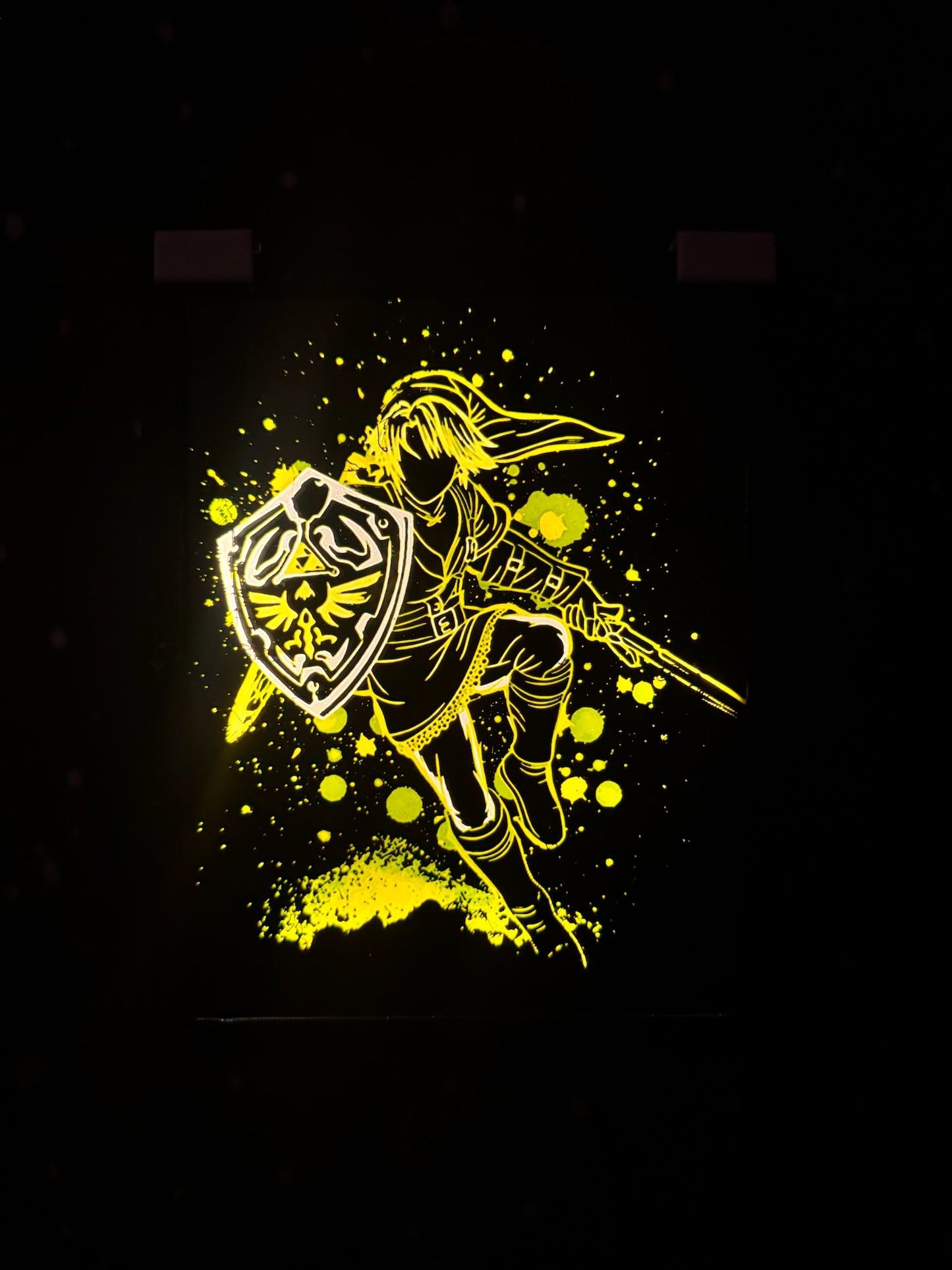 LINK - THE LEGEND OF ZELDA Φωτιζόμενη Κορνίζα | 3DPrintica Exclusive