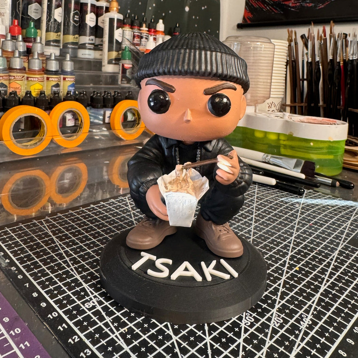 TSAKI — Custom Collectible Figure — actual product photograph, conventionally processed from the original.