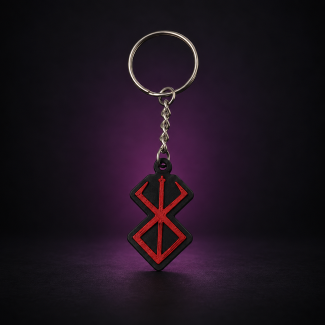 BERSERK — 3D Printed Keychain