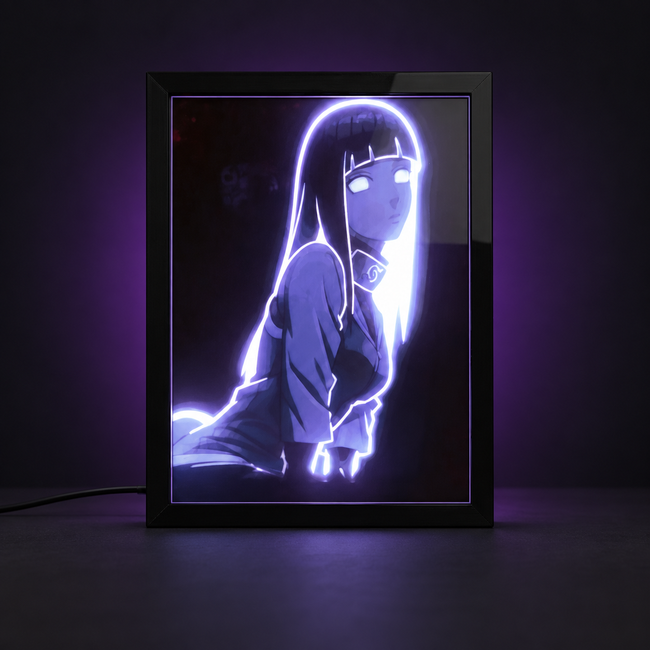 Hinata • Naruto — Luminous Art Φωτιζόμενη Κορνίζα