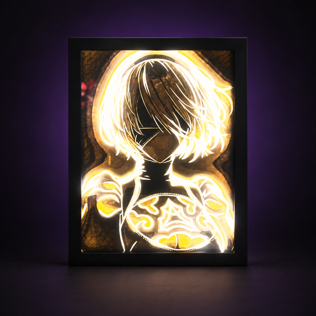 2B - NIER AUTOMATA Luminous Frame — 3DPrintica
