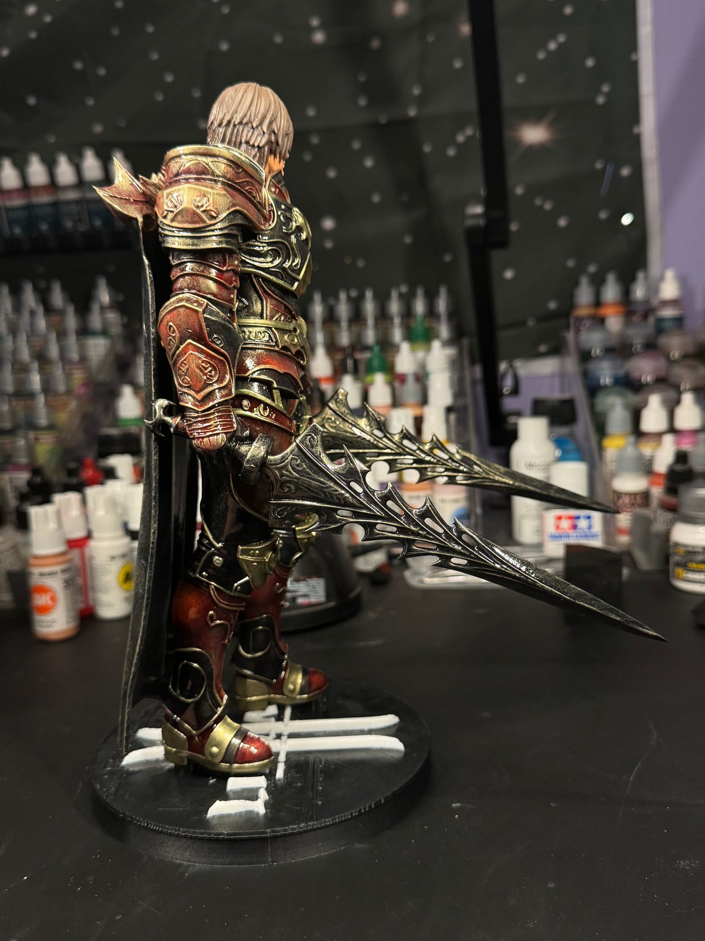 GLADIATOR "Aden's Dread Duelist" Hand-Painted Statue 25cm | Lineage II Nostalgia Collection
