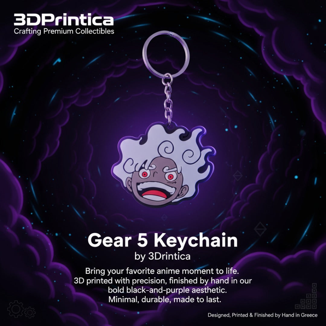 LUFFY - GEAR 5 Μπρελόκ | 3DPrintica