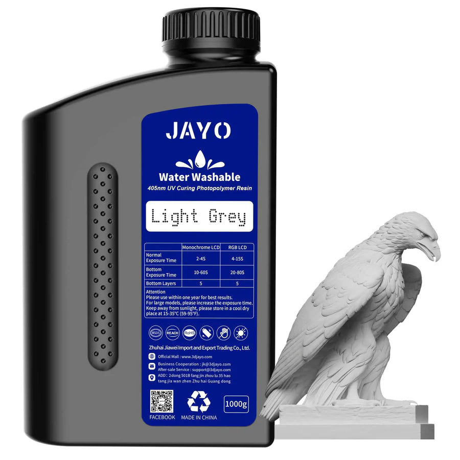 JAYO Ρητίνη πλενόμενη με νερό 1KG φωτοπολυμερικής ρητίνης τρισδιάστατης εκτύπωσης