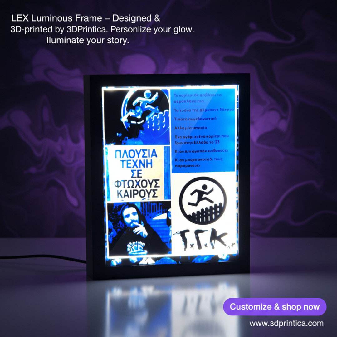 LEX Luminous Frame | 3DPrintica Exclusive