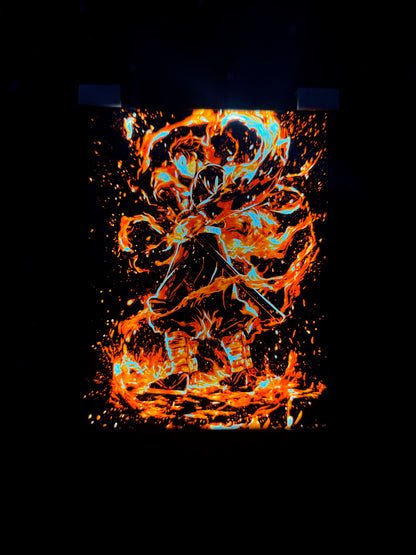 TANJI - DEMON SLAYER Φωτιζόμενη Κορνίζα | 3DPrintica Exclusive
