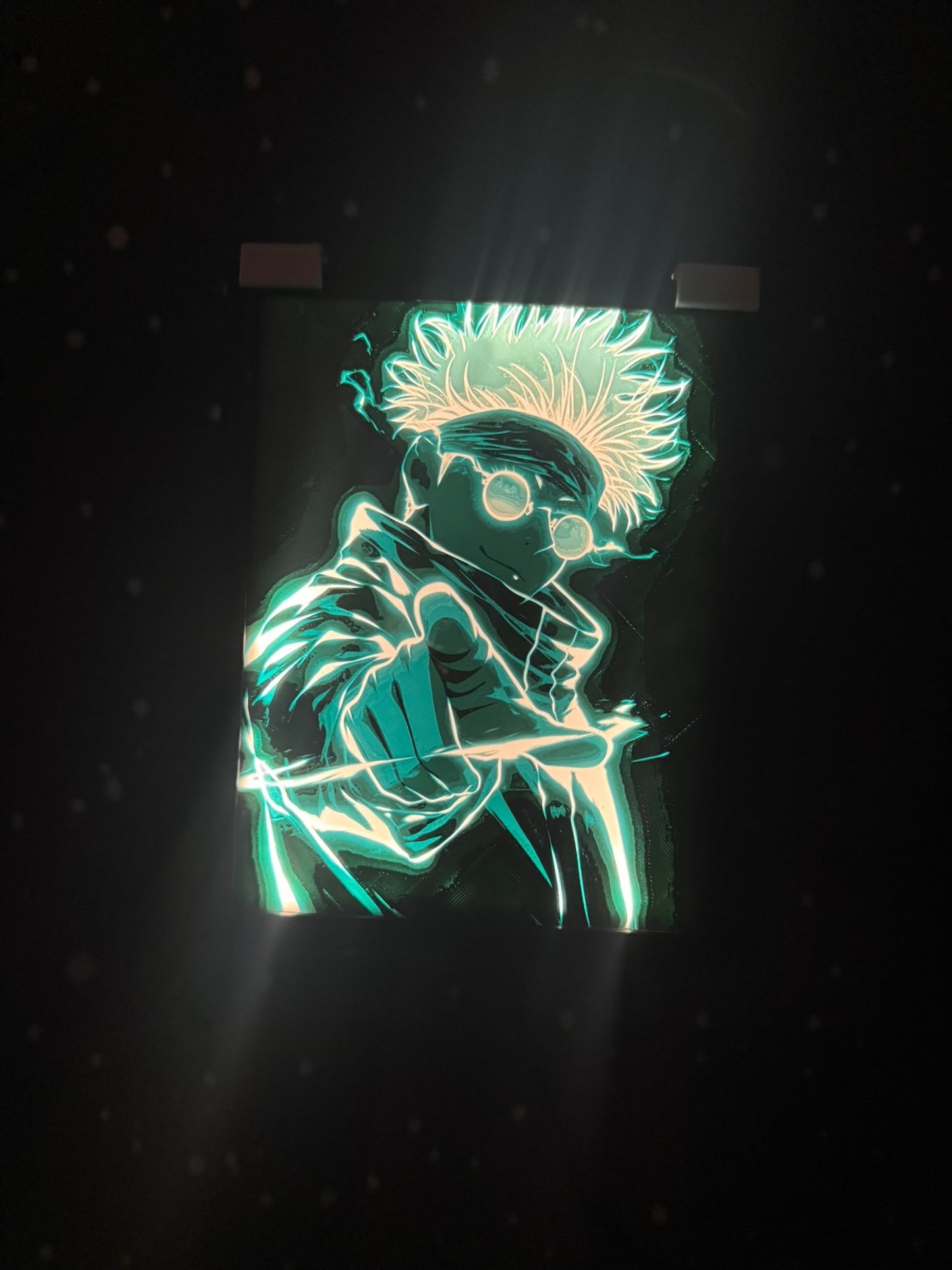 GOJO - JUJUTSU KAISEN Φωτιζόμενη Κορνίζα | 3DPrintica Exclusive