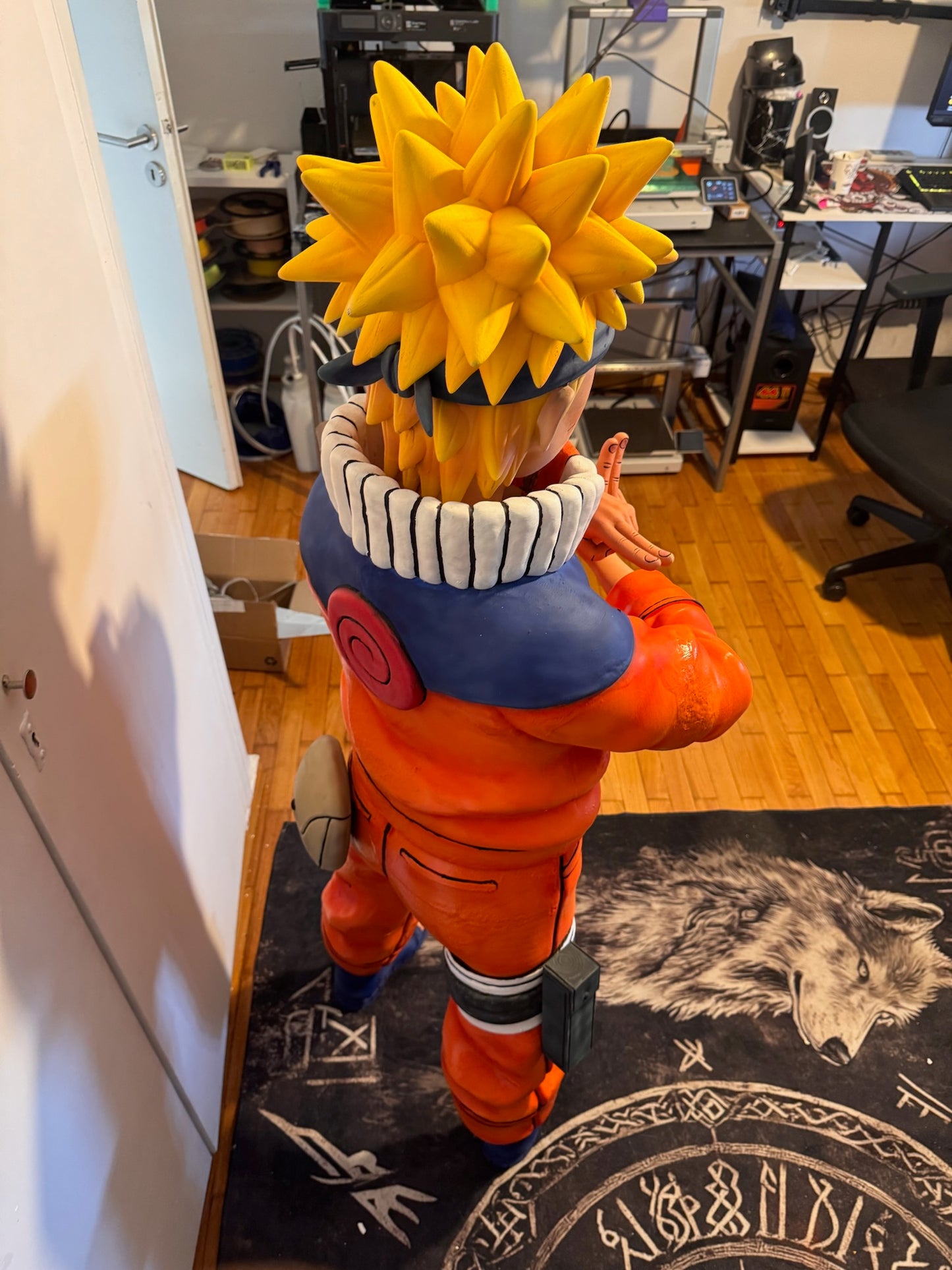 Naruto Uzumaki – Life-Size 1.54m Άγαλμα | 3DPrintica Exclusive