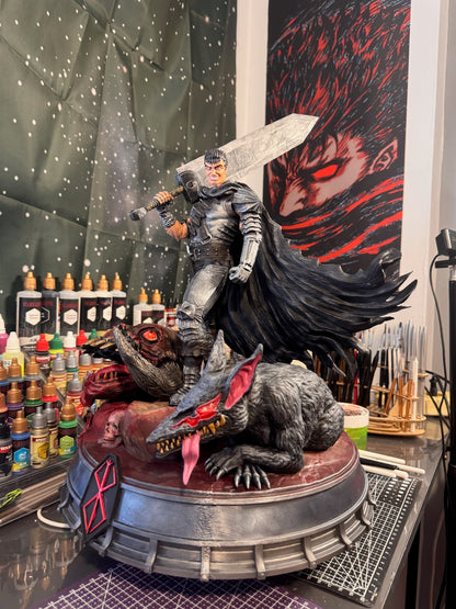 Guts – Berserk 55 cm Diorama | Hand-Painted Collector’s Statue | 3DPrintica Exclusive
