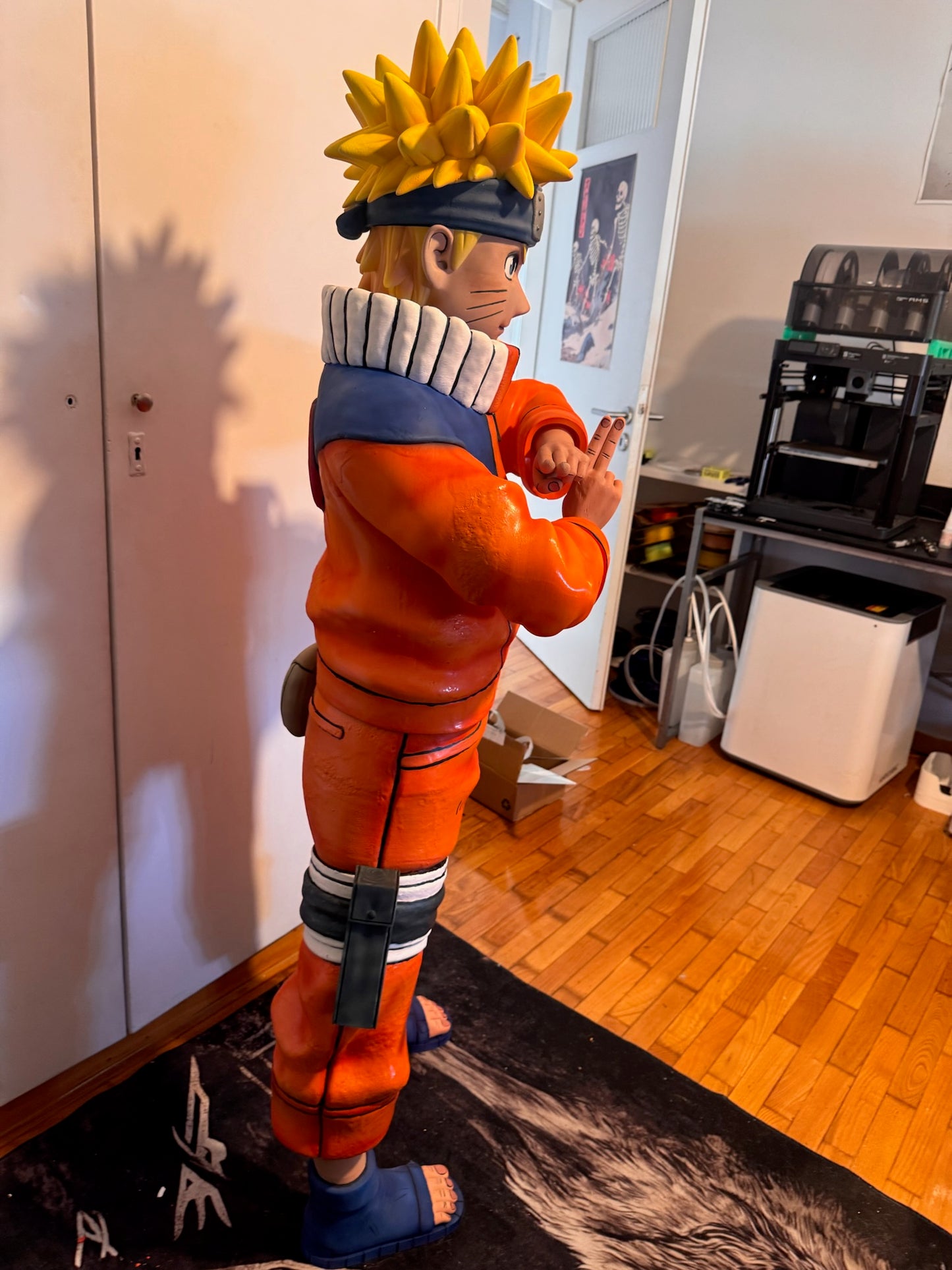 Naruto Uzumaki – Life-Size 1.54m Άγαλμα | 3DPrintica Exclusive