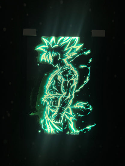 GOKU - DRAGON BALL Φωτιζόμενη Κορνίζα  | 3DPrintica Exclusive