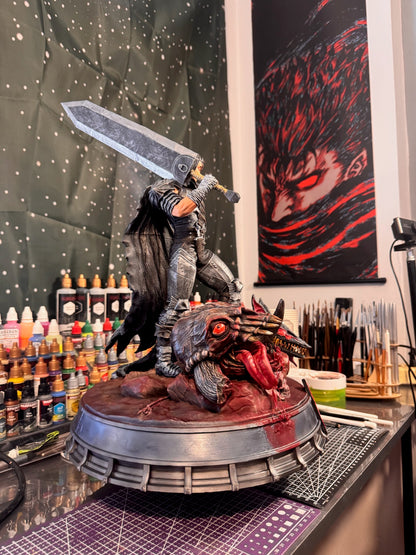 Guts – Berserk 55 cm Diorama | Hand-Painted Collector’s Statue | 3DPrintica Exclusive