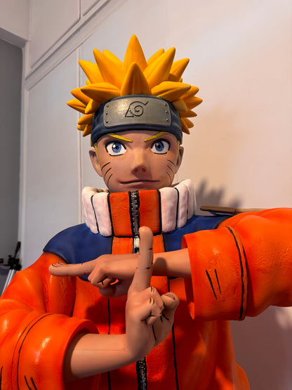 Naruto Uzumaki – Life-Size 1.54m Άγαλμα | 3DPrintica Exclusive