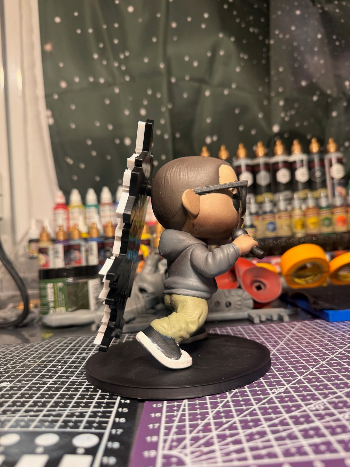 BLOODY HAWK Custom Funko-Style Figure | 3DPrintica Exclusive