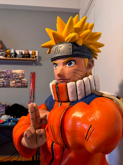 Naruto Uzumaki – Life-Size 1.54m Άγαλμα | 3DPrintica Exclusive