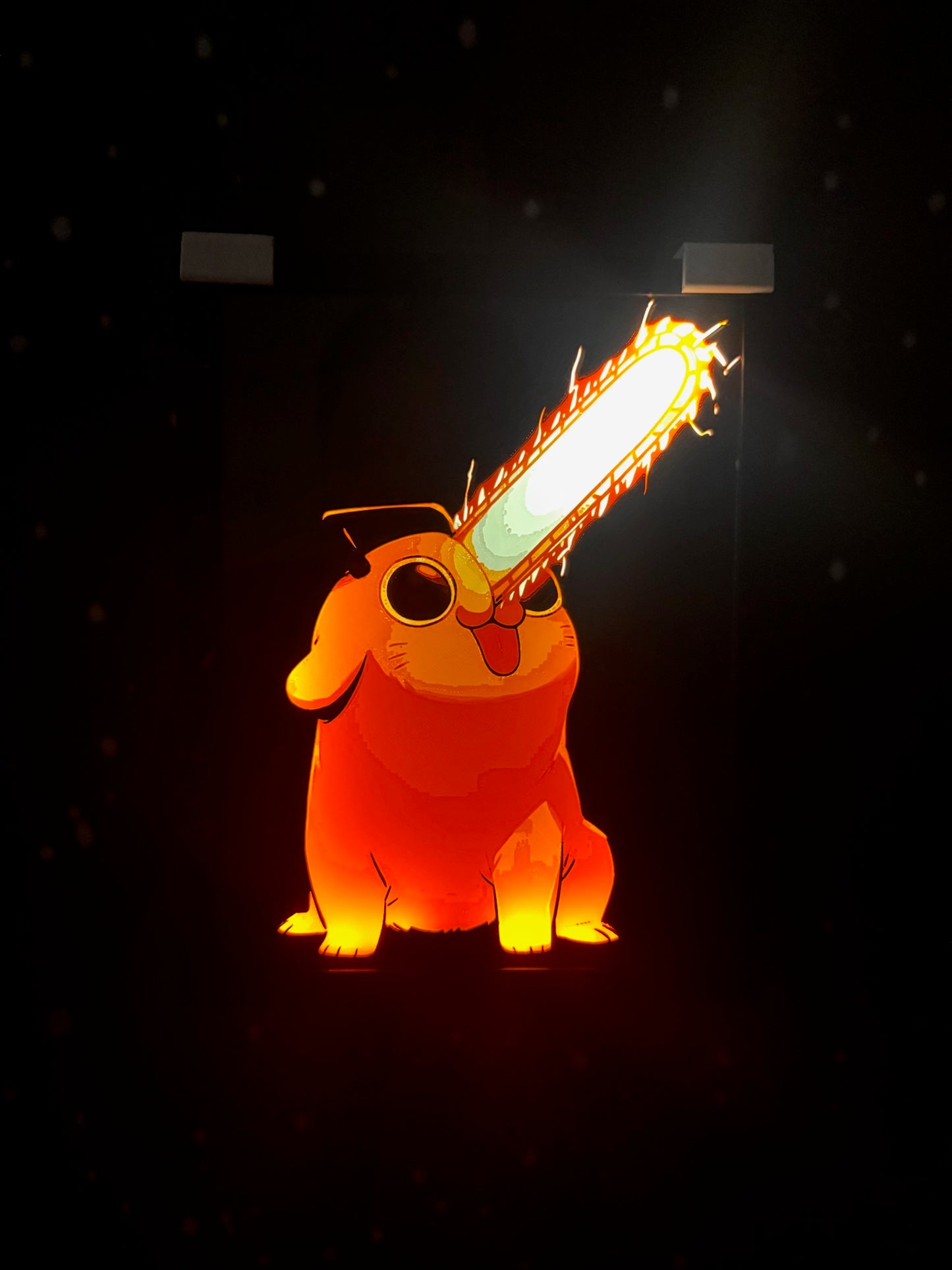 POCHITA - CHAINSAW MAN Φωτιζόμενη Κορνίζα | 3DPrintica Exclusive