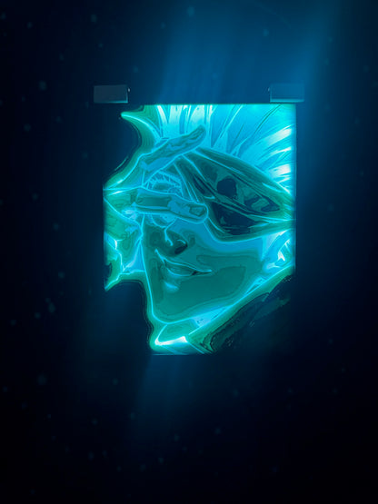 GOJO - JUJUTSU KAISEN Φωτιζόμενη Κορνίζα | 3DPrintica Exclusive