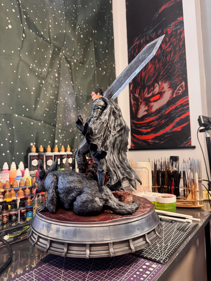 Guts – Berserk 55 cm Diorama | Hand-Painted Collector’s Statue | 3DPrintica Exclusive