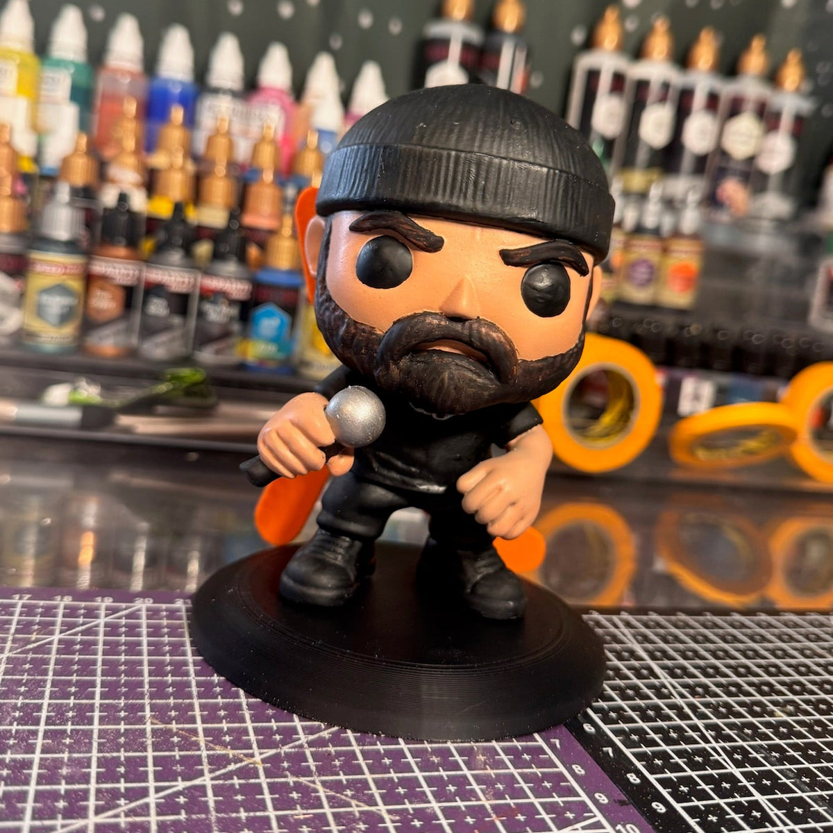 Dani Gambino — Custom Collectible Figure — actual product photograph, conventionally processed from the original.