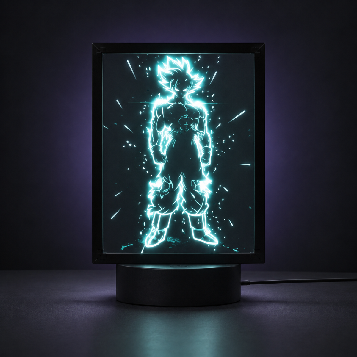 Goku • Dragon Ball — Luminous Art Φωτιζόμενη Κορνίζα