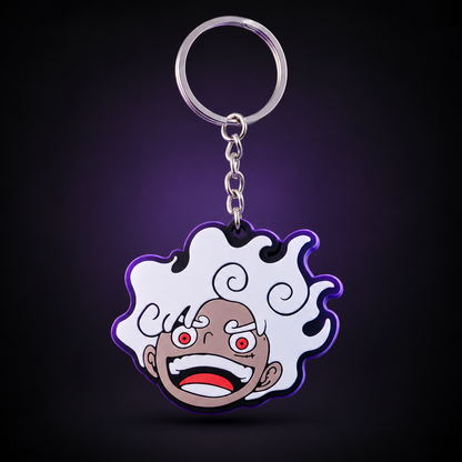 LUFFY - GEAR 5 — 3D Printed Keychain
