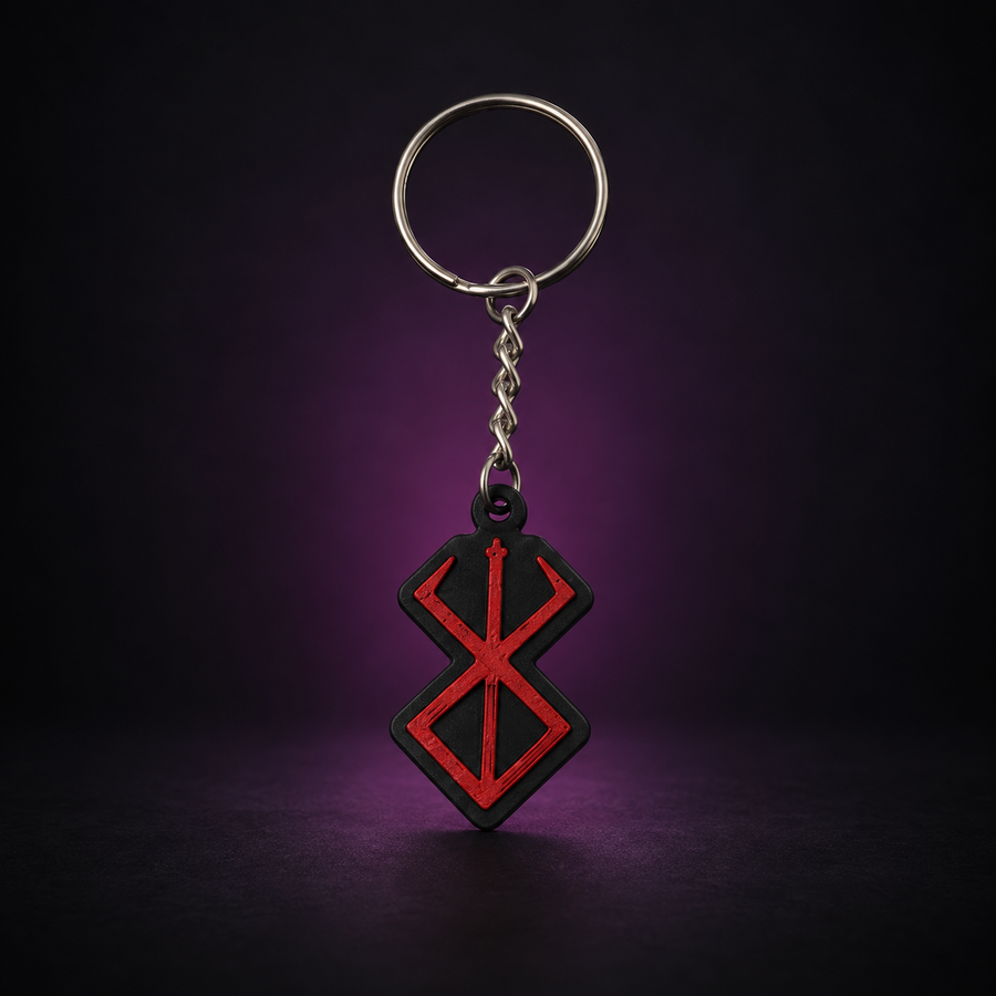 BERSERK — 3D Printed Keychain