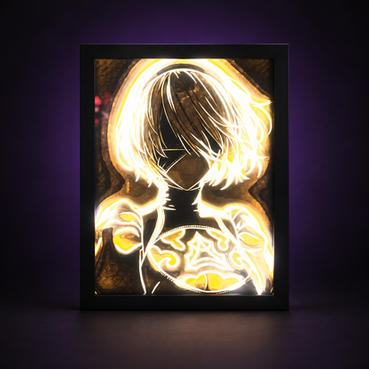 2B - NIER AUTOMATA Luminous Frame — 3DPrintica