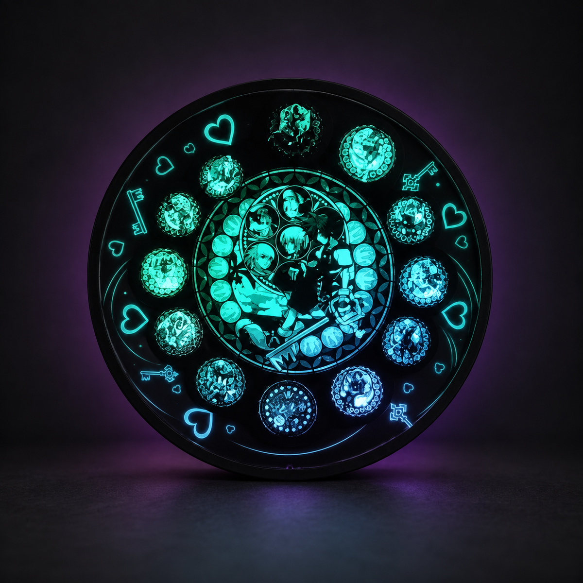 KINGDOM HEARTS — Relief LED Lightbox