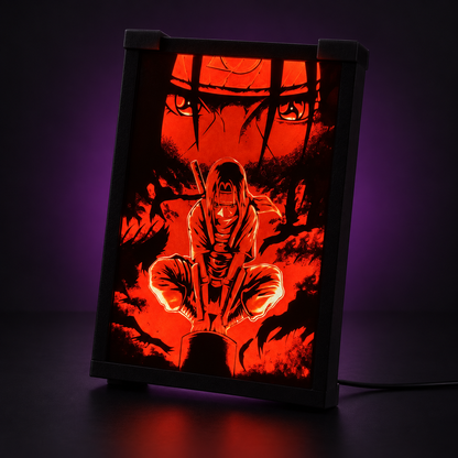 Itachi Uchiha • Naruto — Luminous Art Φωτιζόμενη Κορνίζα