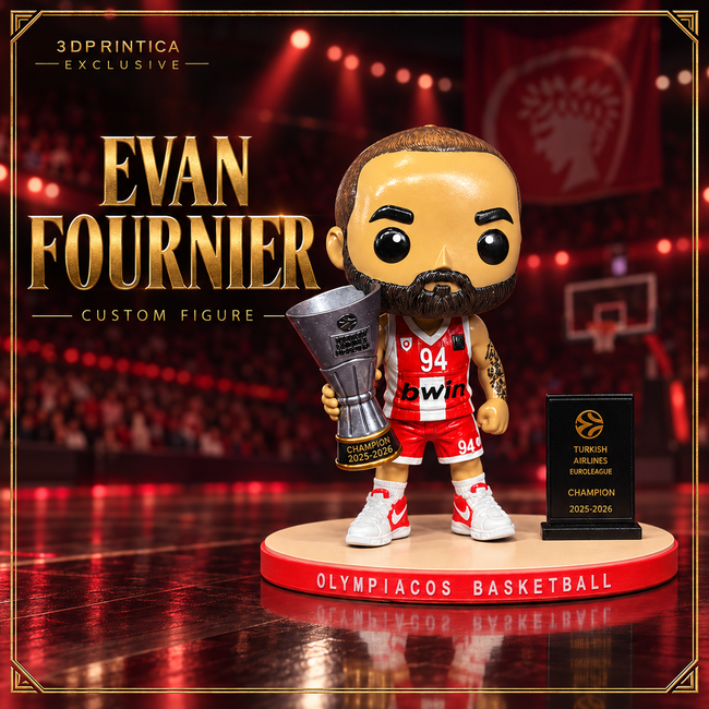 Evan Fournier collectible figure cover artwork
