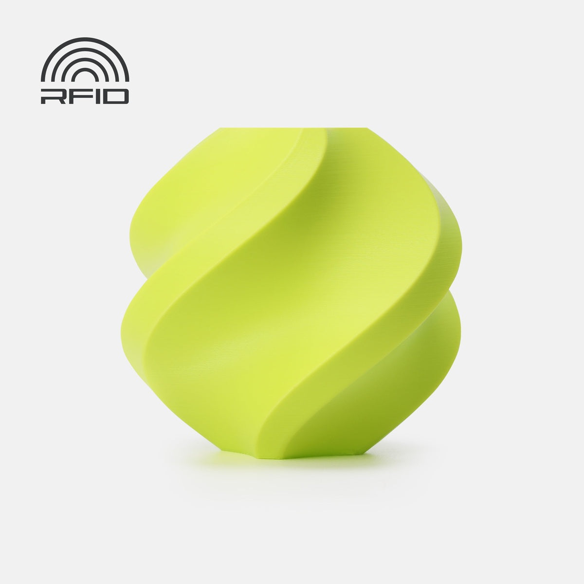 Bambu Lab PLA Basic — Refill 1kg — Bright Green (10503) · επίσημο δείγμα χρώματος Bambu Lab