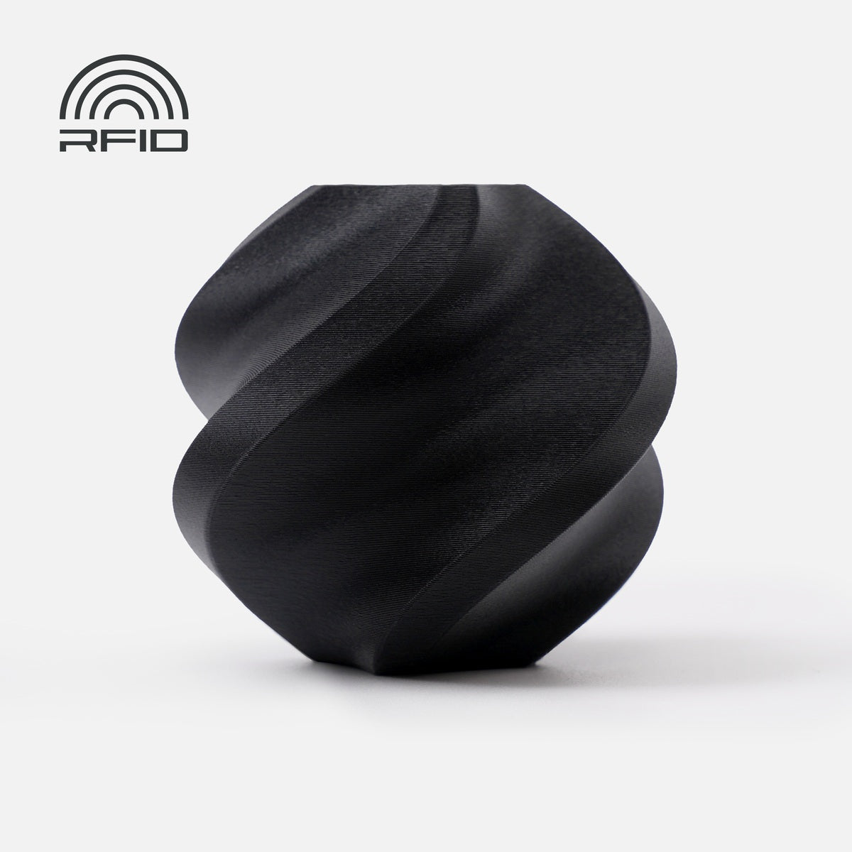 Bambu Lab PLA Matte — Refill 1kg — Charcoal (11101) · επίσημο δείγμα χρώματος Bambu Lab