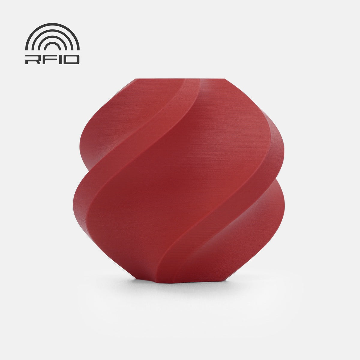 Bambu Lab PLA Matte — Refill 1kg — Dark Red (11202) · επίσημο δείγμα χρώματος Bambu Lab