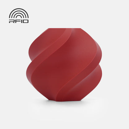 Bambu Lab PLA Matte — Refill 1kg — Dark Red (11202) · επίσημο δείγμα χρώματος Bambu Lab