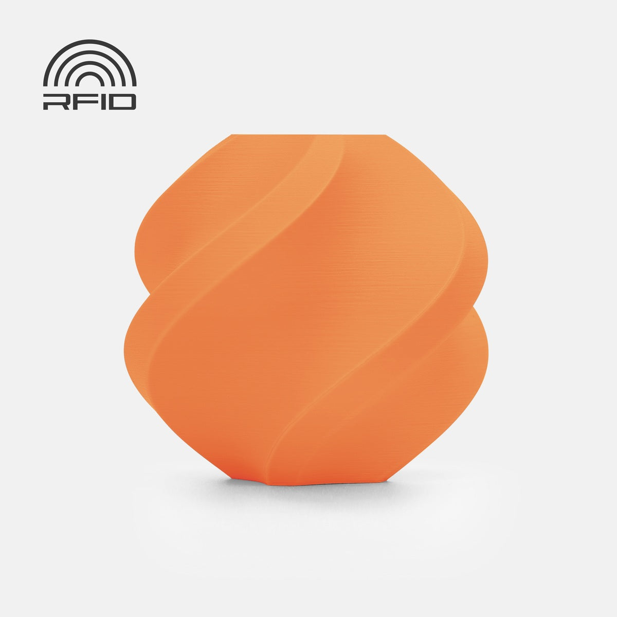 Bambu Lab PLA Matte — Refill 1kg — Mandarin Orange (11300) · επίσημο δείγμα χρώματος Bambu Lab