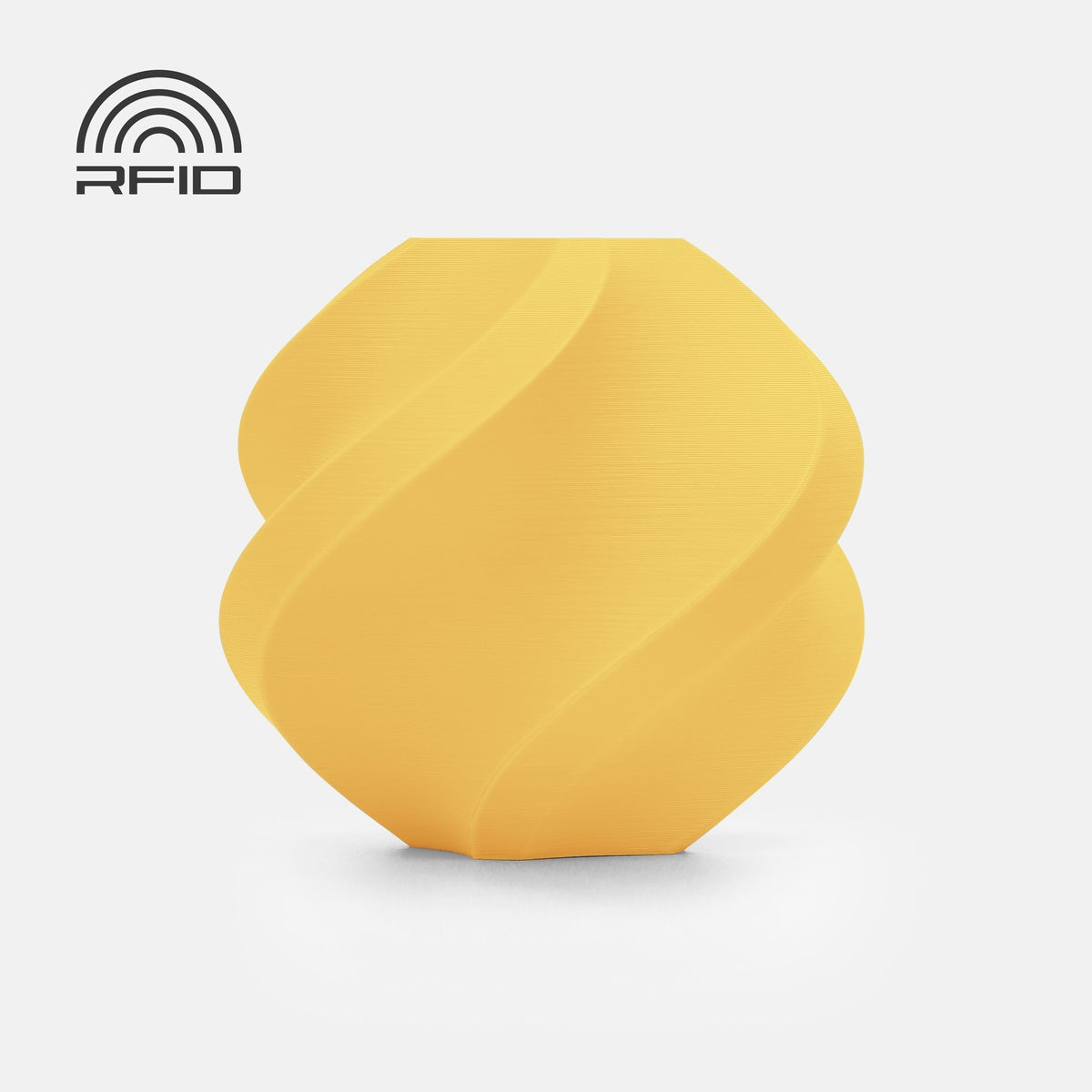 Bambu Lab PLA Matte — Refill 1kg — Lemon Yellow (11400) · επίσημο δείγμα χρώματος Bambu Lab