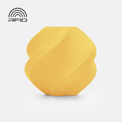 Bambu Lab PLA Matte — Refill 1kg — Lemon Yellow (11400) · επίσημο δείγμα χρώματος Bambu Lab