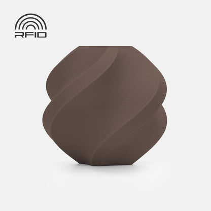 Bambu Lab PLA Matte — Refill 1kg — Dark Brown (11801) · επίσημο δείγμα χρώματος Bambu Lab