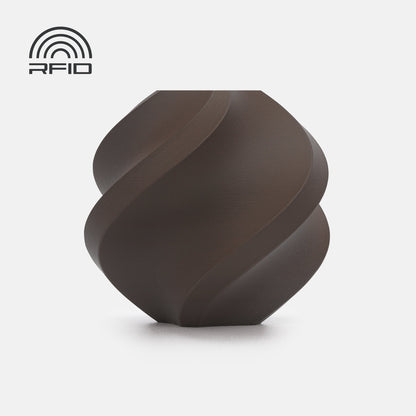 Bambu Lab PLA Matte — Refill 1kg — Dark Chocolate (11802) · επίσημο δείγμα χρώματος Bambu Lab