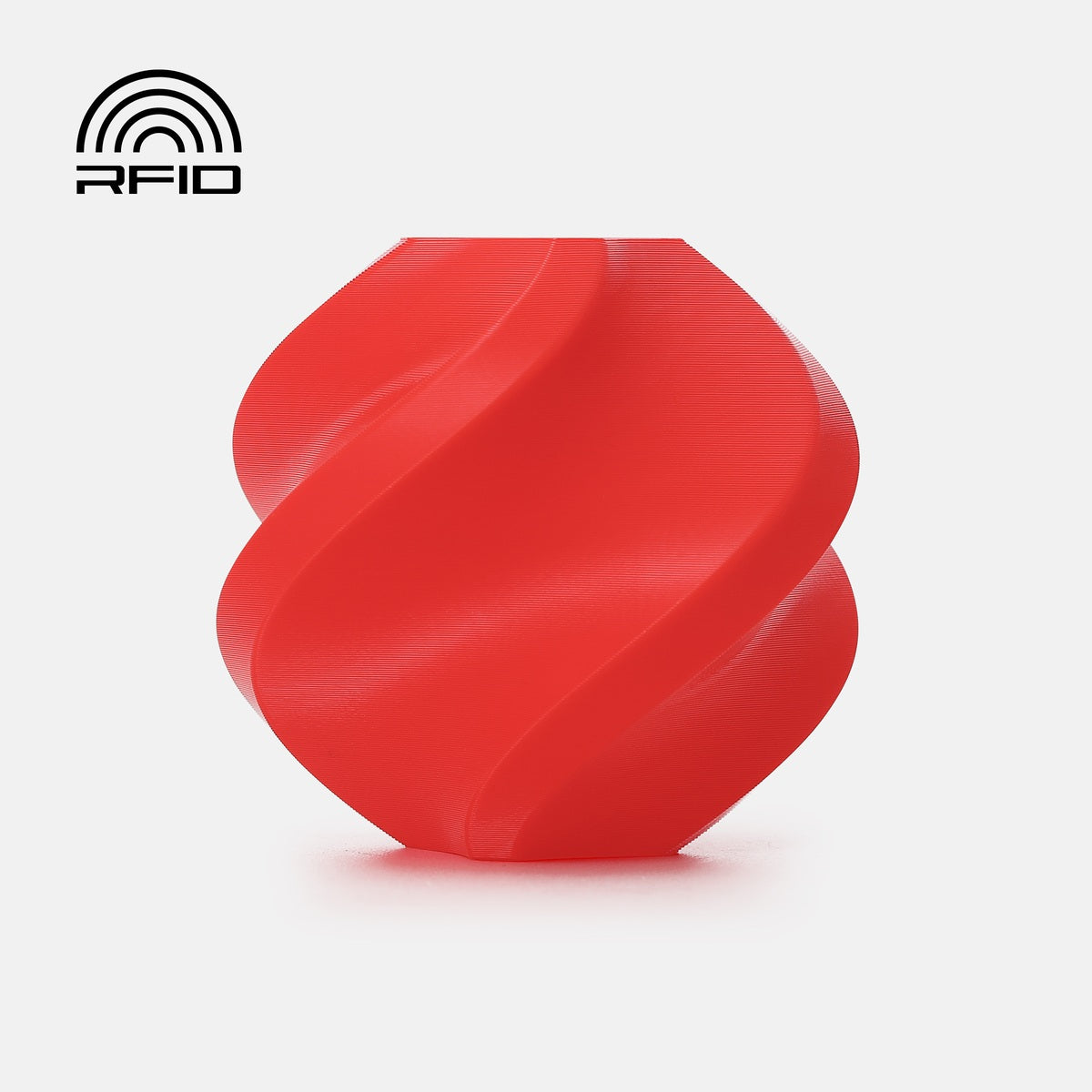 Bambu Lab PETG Basic — Refill 1kg — Red (30201) · επίσημο δείγμα χρώματος Bambu Lab