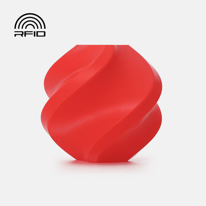 Bambu Lab PETG Basic — Refill 1kg — Red (30201) · επίσημο δείγμα χρώματος Bambu Lab