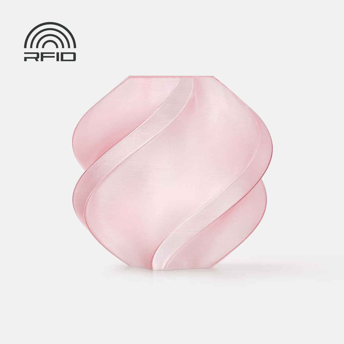 Bambu Lab PETG Translucent — Refill 1kg — Pink (32200) · επίσημο δείγμα χρώματος Bambu Lab
