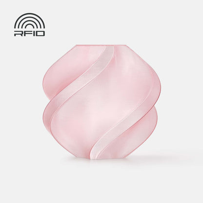Bambu Lab PETG Translucent — Refill 1kg — Pink (32200) · επίσημο δείγμα χρώματος Bambu Lab