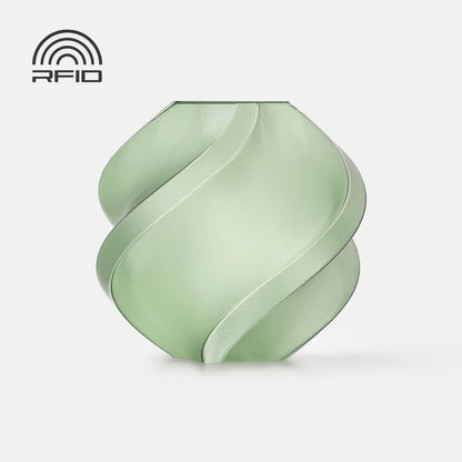 Bambu Lab PETG Translucent — Refill 1kg — Olive (32500) · επίσημο δείγμα χρώματος Bambu Lab