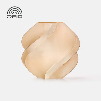Bambu Lab PETG Translucent — Refill 1kg — Brown (32800) · επίσημο δείγμα χρώματος Bambu Lab