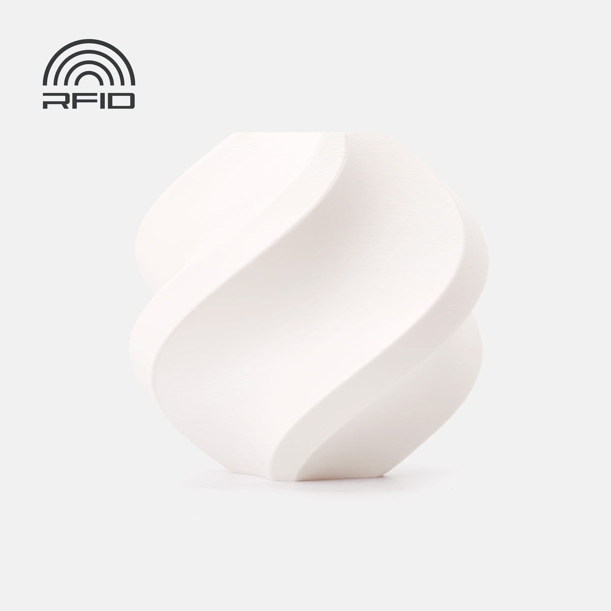 Bambu Lab PETG Matte — Refill 1kg — White (35100) · επίσημο δείγμα χρώματος Bambu Lab
