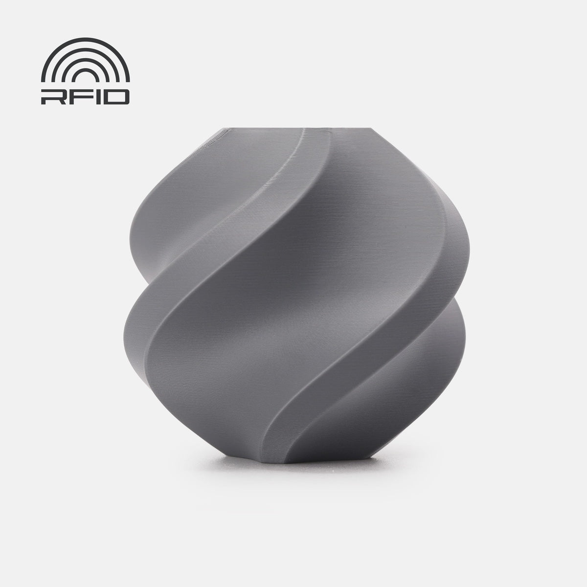 Bambu Lab PETG Matte — Refill 1kg — Gray (35102) · επίσημο δείγμα χρώματος Bambu Lab
