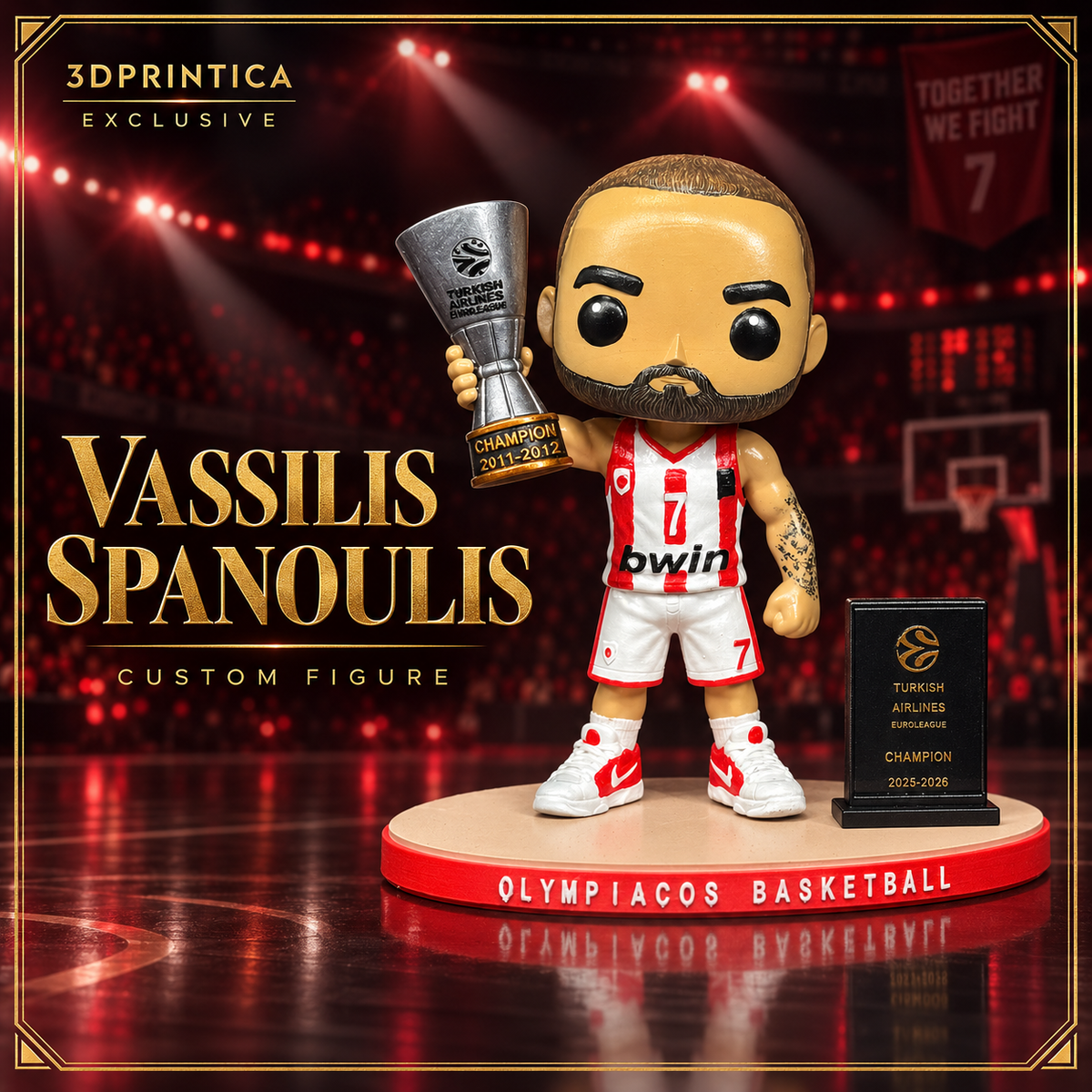 Vassilis Spanoulis collectible figure cover artwork