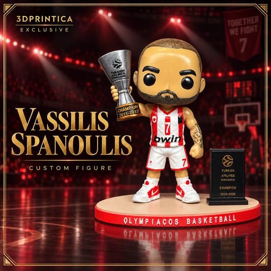 Vassilis Spanoulis collectible figure cover artwork